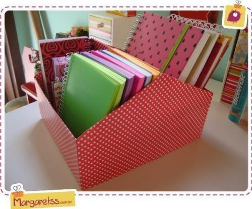 Оригинальный органайзер своими руками из обычной коробки. 07