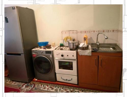 Наш ремонт.  Кухня: до и после + прихожая. 01