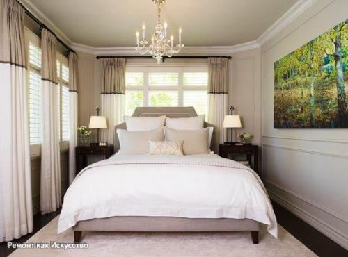 Как обустроить узкую спальню. 01