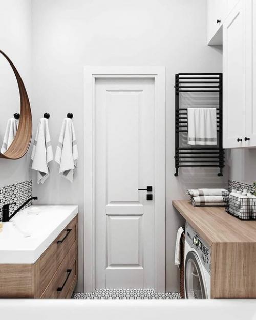 Бюджетный вариант для ванной комнаты максимально. 02