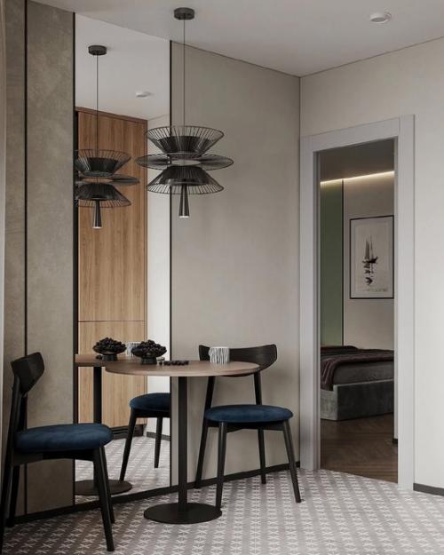 Лаконичный интерьер небольшой квартиры площадью 31 m. 04