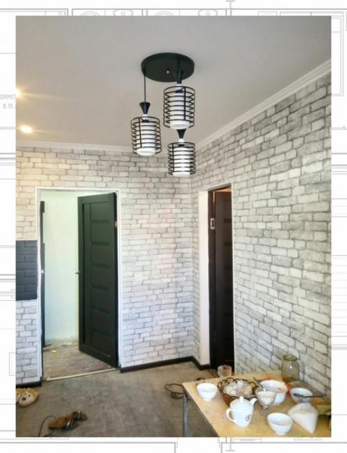 Наш ремонт.  Кухня: до и после + прихожая. 02