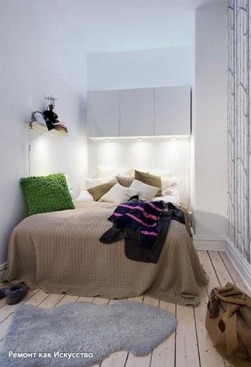 Как обустроить узкую спальню. 02