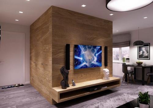 Современный дизайн однокомнатной квартиры - хрущевки 30 кв. 02