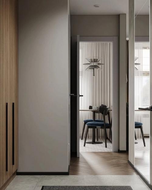 Лаконичный интерьер небольшой квартиры площадью 31 m. 09