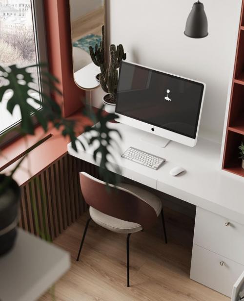 Необычное цветовое решение для комнаты девочки. 03