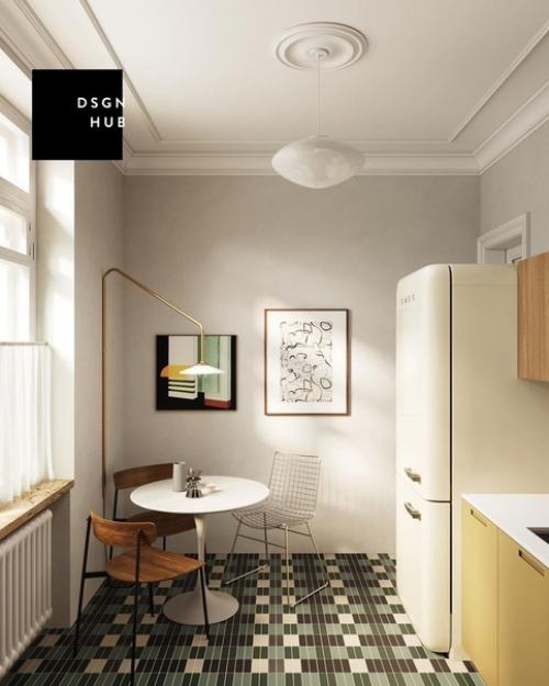 Какой диван красивее зелёный или красный? 02