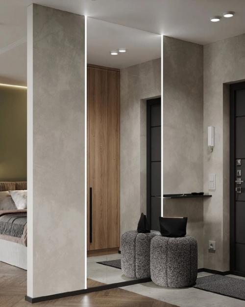 Лаконичный интерьер небольшой квартиры площадью 31 m. 06