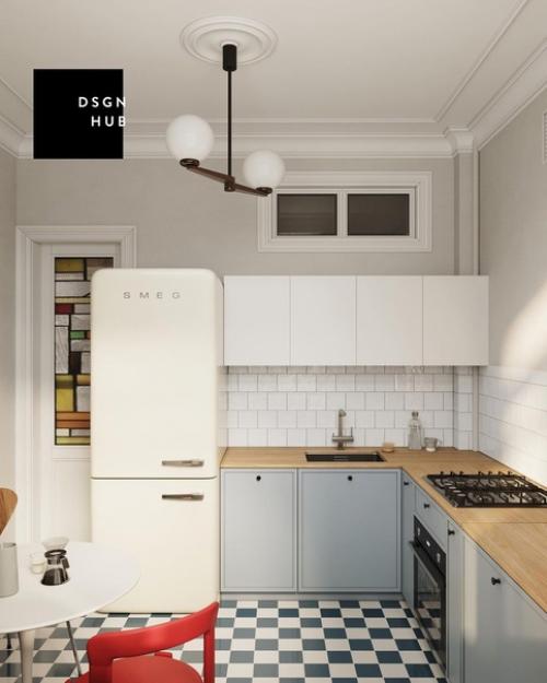 Какой диван красивее зелёный или красный? 09