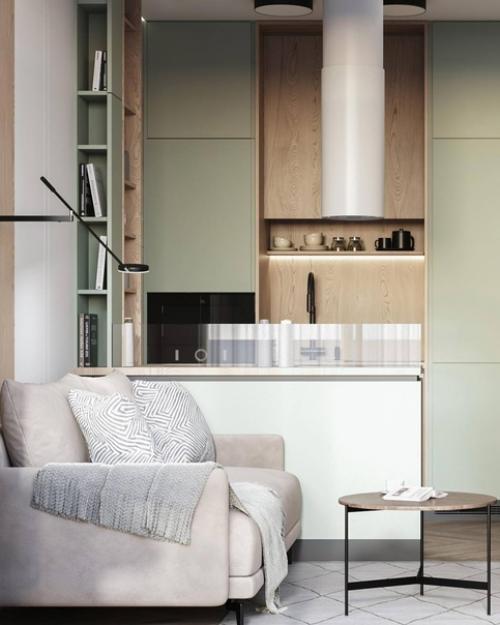 Компактная площадь квартиры тоже может быть невероятно красивой и эстетичной для счастливого проживания и развития семьи! 02