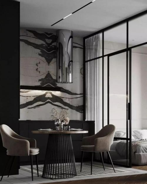 Еще один безумно стильный дизайн - проект квартиры. 02