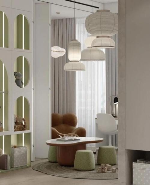 Великолепная детская комната, особенно второй этаж, это мечта, но что там за рабочее место под игровой зоной на 2 этаже. 03