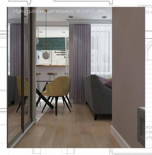 Любая квартира - студия представляет из себя единое пространство. 05