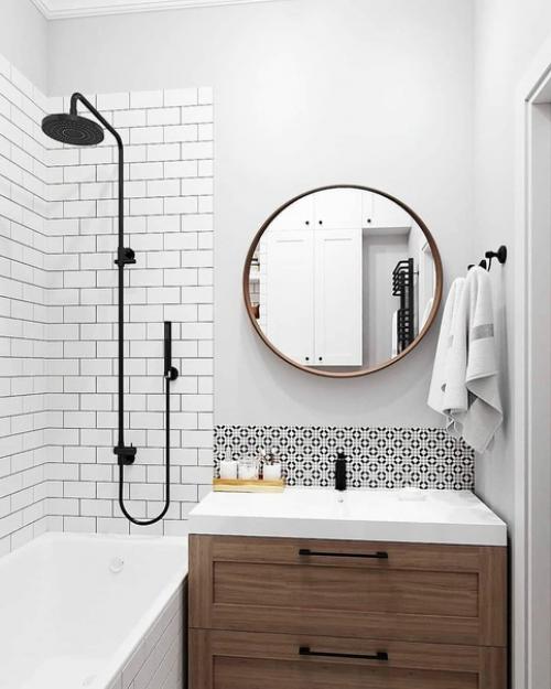 Бюджетный вариант для ванной комнаты максимально. 03