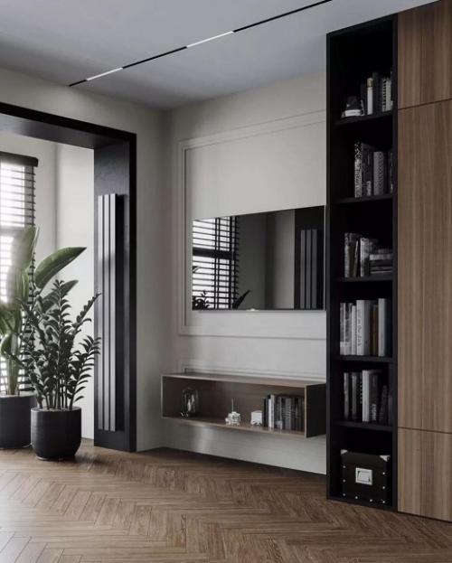 Еще один безумно стильный дизайн - проект квартиры. 01