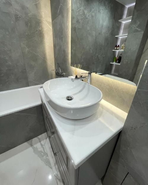 Капитальный ремонт в санузле окончен. 03