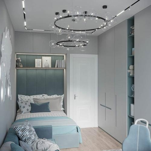 Идеально продуманный дизайн - проект небольшой детской комнаты. 04