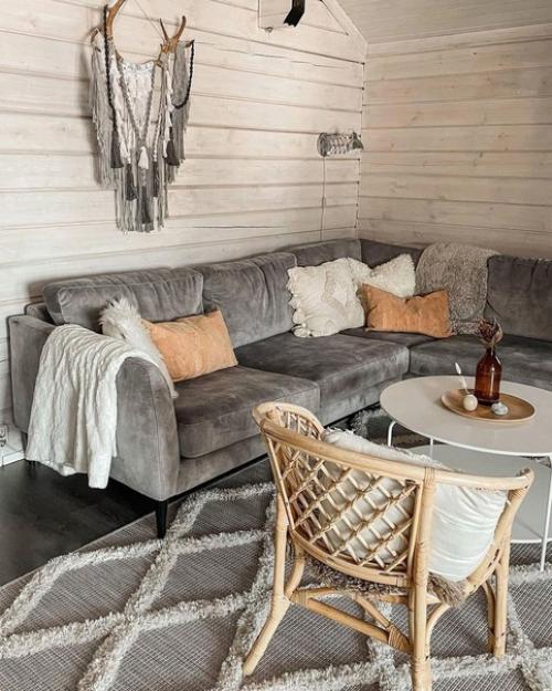 Финский коттедж.  Светлые тона дерева и природная легкость придают интерьеру максимальный уют и комфорт. 03