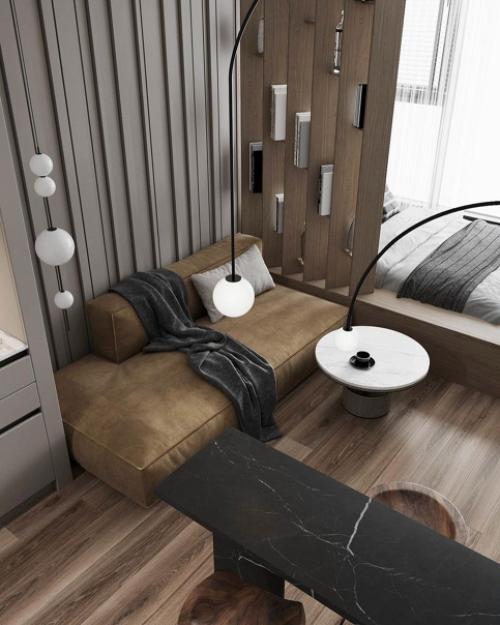 Квартира - студия в городе Владивостоке с панорамным видом на город. 01