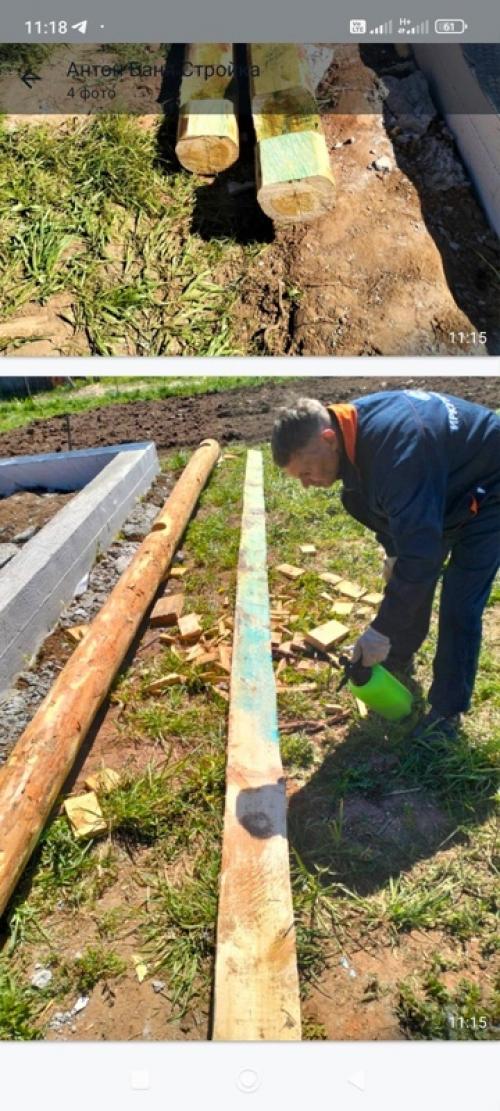 Строительство баньки своими руками. 04