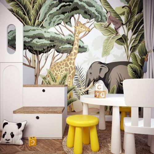 3 варианта ну очень красивых детских комнат с нереальными панно. 06