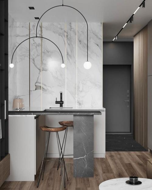 Квартира - студия в городе Владивостоке с панорамным видом на город. 05