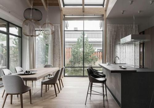 Современное шале, в котором царит гармония природы и архитектуры. 09