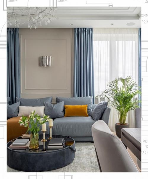 Квартира в нижнем Новгороде по проекту студии Набросок. 02