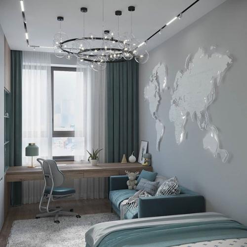 Идеально продуманный дизайн - проект небольшой детской комнаты. 01