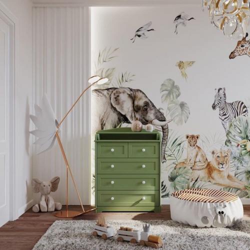 3 варианта ну очень красивых детских комнат с нереальными панно. 01