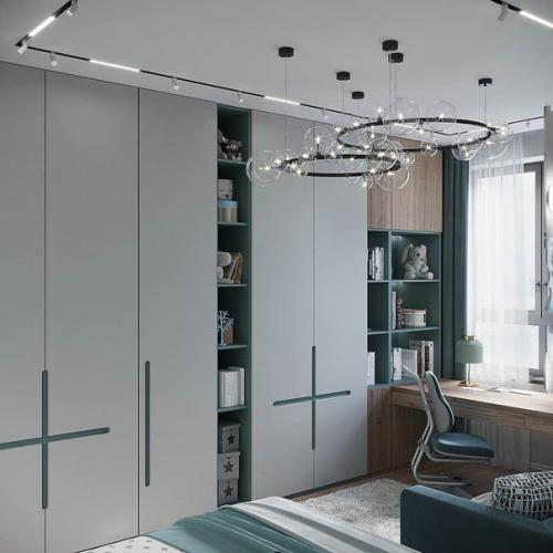 Идеально продуманный дизайн - проект небольшой детской комнаты. 05