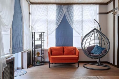 Яркий дизайн - проект закрытой веранды. 02