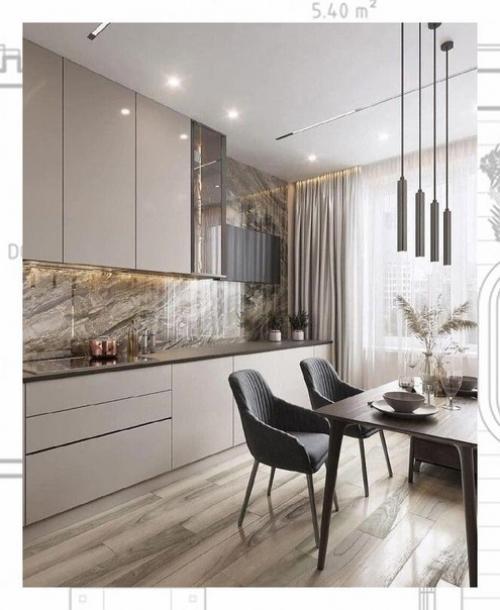 Красивый и лаконичный интерьер квартиры. 01