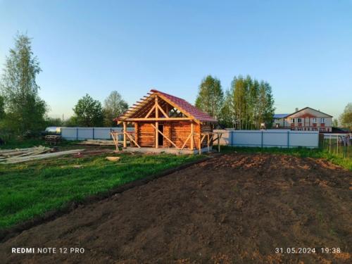 Строительство баньки своими руками. 08