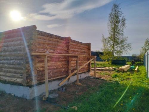 Строительство баньки своими руками. 03