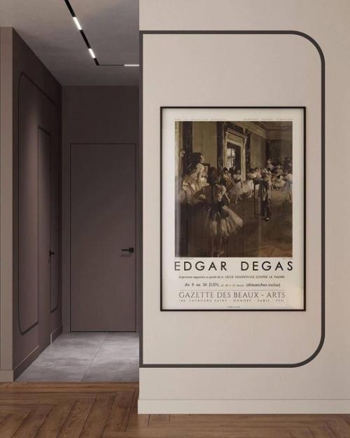 Брутальный, но при этом очень утончённый интерьер кухни - гостиной площадью 38 кв. 06