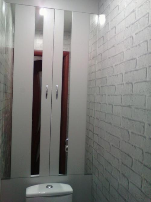 С подругой сделали вот такой ремонт в санузле своими руками девчонки тоже могут удивить! 02