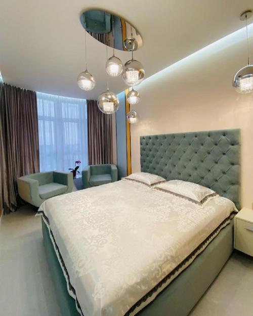 Спальня готова.  Ремонт велся по дизайн - проекту с авторским надзором. 01