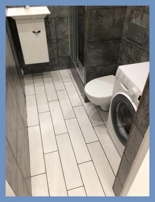 22 вадрата.  Жена была дизайнером, результат мне нравится, даже ванная зашла, хотя был против этой плит и. 05