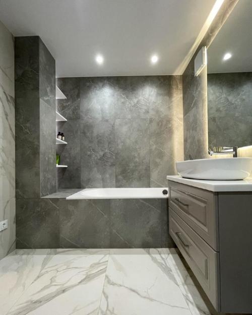 Капитальный ремонт в санузле окончен. 08