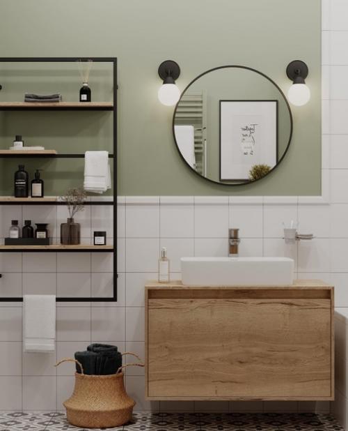 Ванная комната с отдельным входом в постирочную. 02