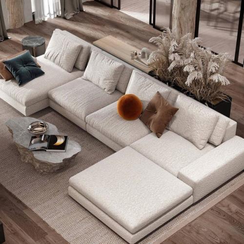 Стильный дизайн - проект гостиной с самыми горячими трендами. 02