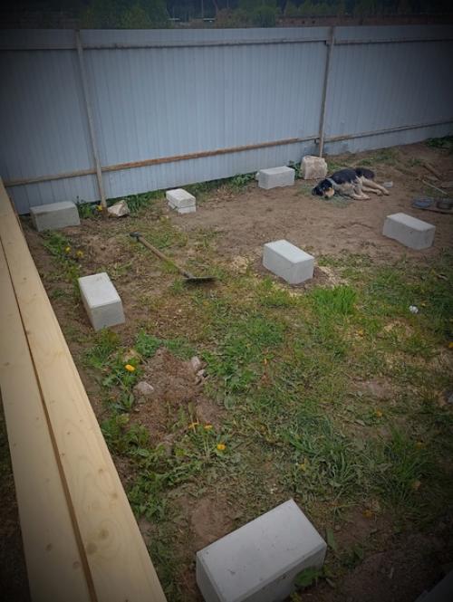 Сказка о том, как я беседку сама строила. 01