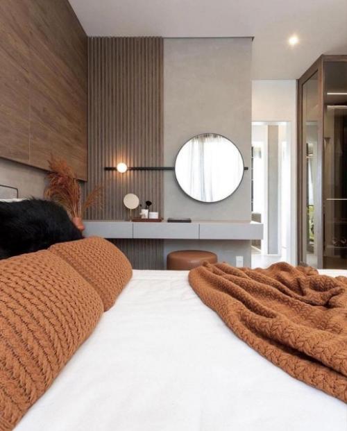 Спальня в шоколадных тонах. 02