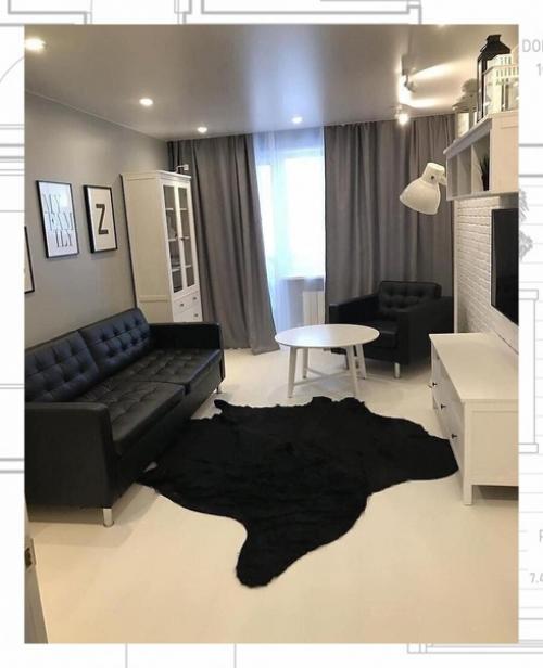 Крутой ремонт 3-х комнатной квартиры в стиле сканди. 03