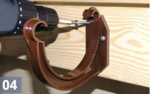 Крепление водосточных труб. 01 Крепление водосточных труб. 01