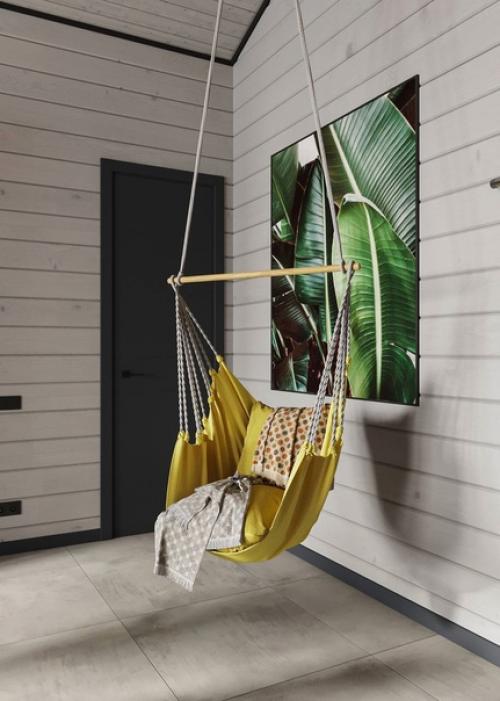 Дизайн - проект дома с яркими акцентами. 03