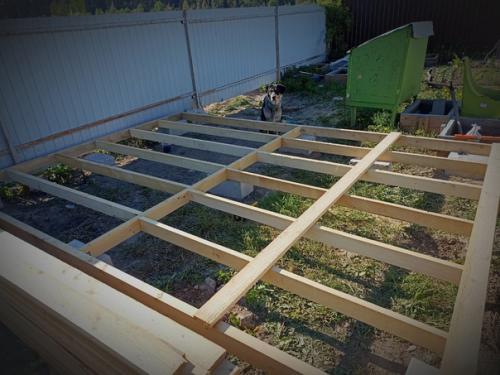 Сказка о том, как я беседку сама строила. 02