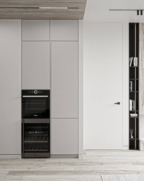 Интерьер лаконичной квартиры для любителей светлых интерьеров. 05