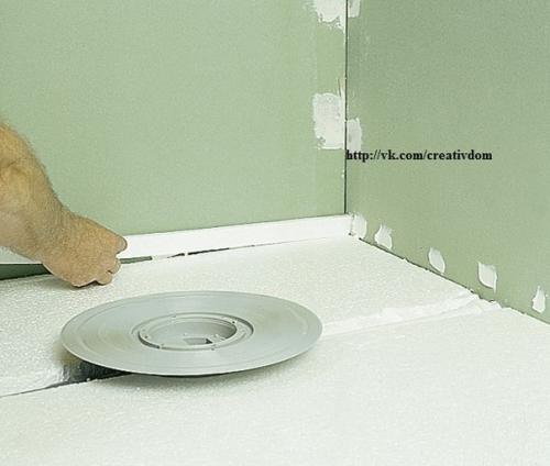 Душевая без поддона. 03 Душевая без поддона. 03